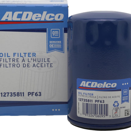 ACDelco GM Original Equipment PF63 (12735811) Engine Oil Filter