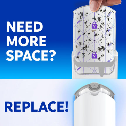 Flying Insect Trap Refill Cartridges for Fruit Flies & Gnats, 4 Count
