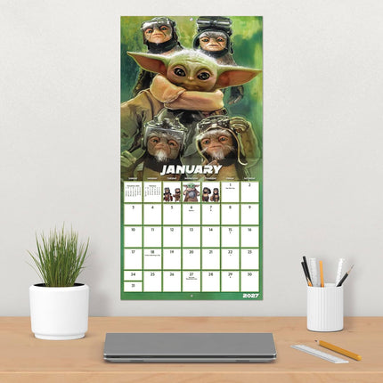2027 Star Wars: The Mandalorian and Grogu Wall Calendar
