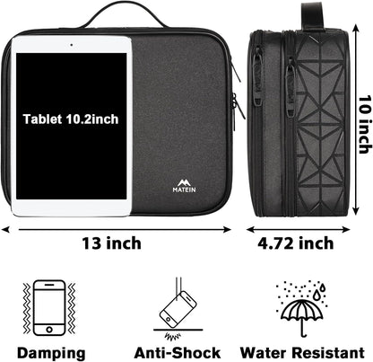 Cord Organizer Case with Adjustable Divider, DJ Cable File Bag for DJ Gear, Sound Instrument and Music - photo 4