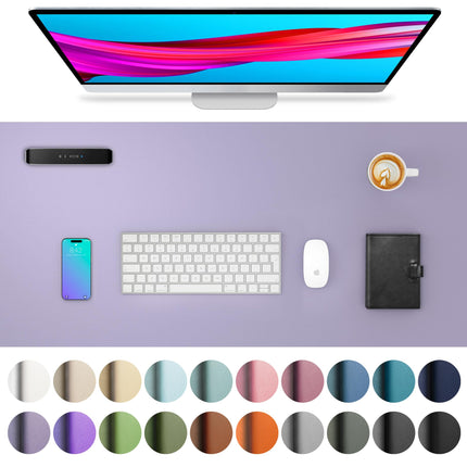 Amazon.com : YSAGi Leather Office Desk Pad Protector, Large Mouse Pad, Non-Slip, PU Leather, Laptop Desk Blotter, Waterproof Writing Pad for Office and Home, Black, 23.6" x 13.8" : Office Products