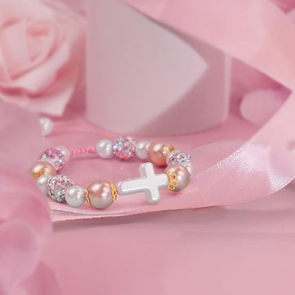 Sereney Mothers Day Gifts for Mom Grandma Daughter 1st New Mom Sister Step Mother Wife Girlfriend Best Friends, Pearl Bracelet as Graduation Gift for Her, Beaded Bracelets as Birthday Gifts for Women