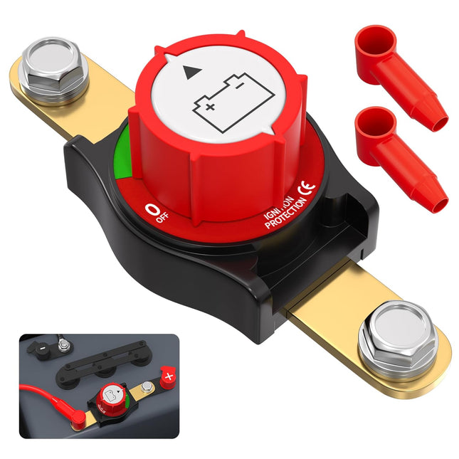 Side Post Battery Disconnect Switch 12V-48V 275A Waterproof