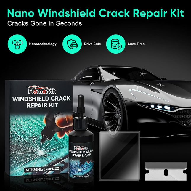 Windshield Chip and Crack Repair Kit