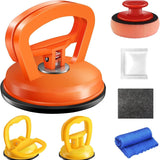 Dent Puller,Car Dent Puller 3 Pack Dent Remover Tool Dent Removal Kit for Car Suction Cup Dent Puller and Dent Repair Kit for Car Body,Screen,Tiles Lifting,Objects Moving(Orange+Yellow+Black)
