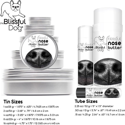 The Blissful Dog Xoloitzcuintli Nose Butter, Versatile Dog Nose Balm for Dry Nose, Handcrafted Nose Moisturizer, Easy-to-Apply Dog Essentials, Unscented, 0.15 oz.