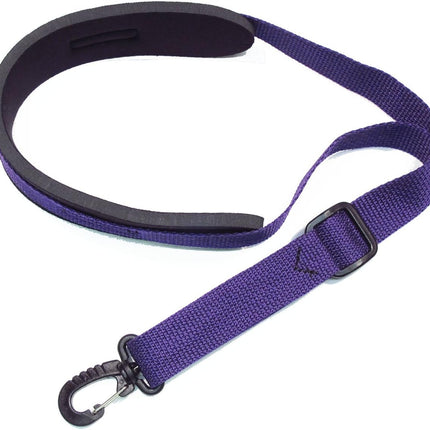 Legacystraps Purple Neoprene padded Saxophone strap in 22 colors, locking swivel snaphook for Alto Tenor or Soprano Sax Model SSXW