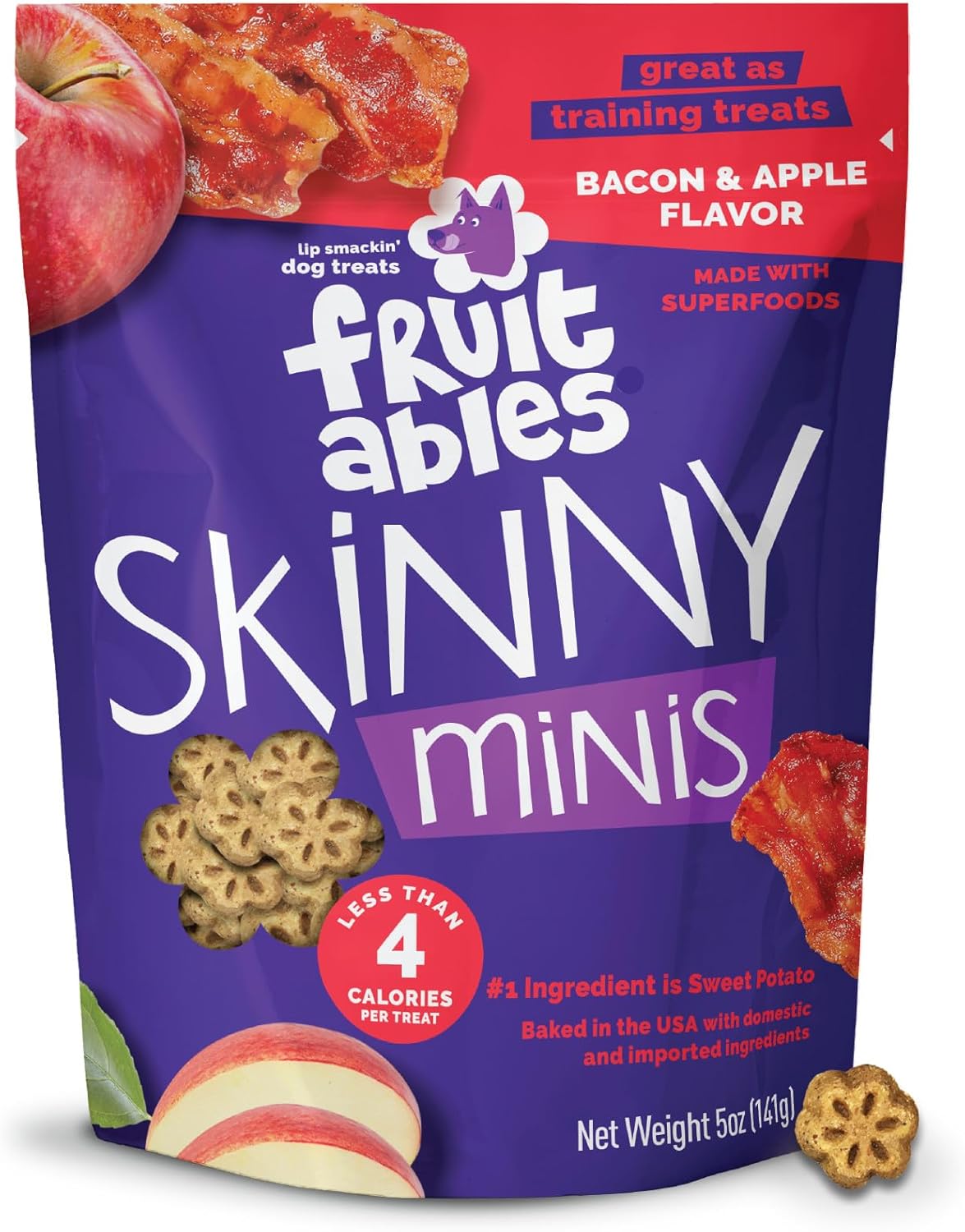 Dog Treats, Healthy Sweet Potato Treat for Dogs, Low Calorie & Delicious, Puppy Training, No Wheat, Corn or Soy, Made