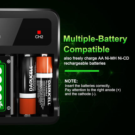 Ponkor Rechargeable Battery Packs for Series X|S/Xbox One, 2 x 6200 mWh Batteries with Charger for Xbox One S/X/Elite Controller Battery Pack Xbox Series X S Skin