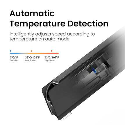 Cooling Fan for PS5 Accessories, KIWIHOME Upgraded Quiet Cooler Fan with Auto Speed, Controller USB3.0 Port & LED for PS5 2020 Only, Not for PlayStation 5 Slim/Pro, Black