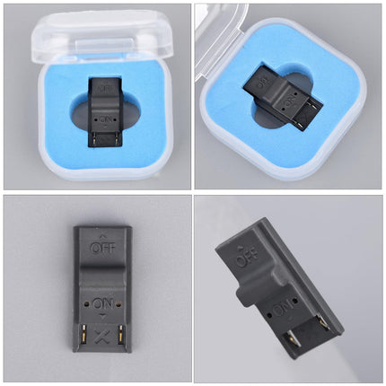 RCM Tool Clip, RCM Jig Clip Compatible with Switch Console Short Circuit Tool for Switch Recovery Mode Accessories (Black)