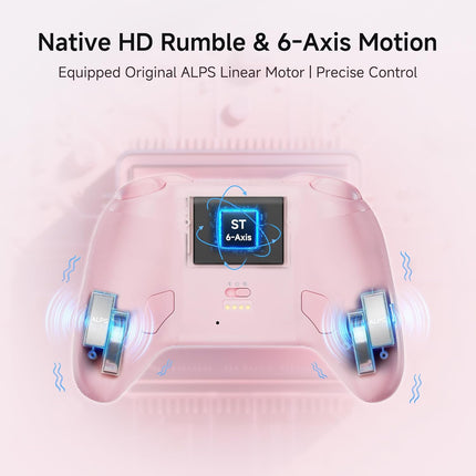 Mobapad Chitu2 HD Switch 2 Wireless Controller, TMR Glide Joysticks [ZERO Drift], Charging Dock, HD Rumble, NFC, Turbo, Programming, Mechanical Buttons - Gamepad for Nintendo Switch/Switch 2 & Windows PC