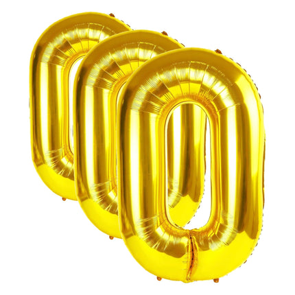Gold 1 Balloon - Number Balloon 40 Inch, 1st Gold Birthday Decorations