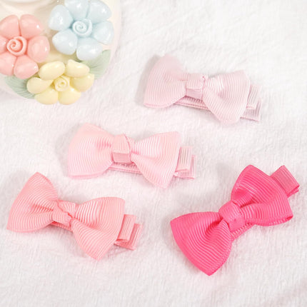 CÉLLOT Baby Girls Hair Clips 25PCS Fully Lined Tiny 2" Hair Bows Alligator Clips for Infants Toddlers