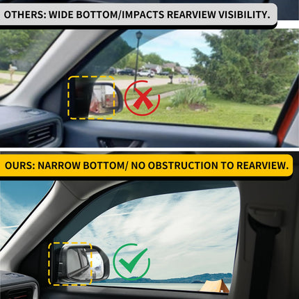 Visor Rain Guards for 2022-2025 2026 Ford Maverick Accessories