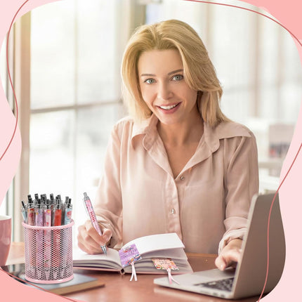 Eaasty 30 Sets Mother's Day Appreciation Gifts Set Mom Pen and Bookmark for Mothers Party Favors Cute Mom Ballpoint Pen Bulk Thank You Gift Ideas for Women Birthday Accessories Office Souvenirs
