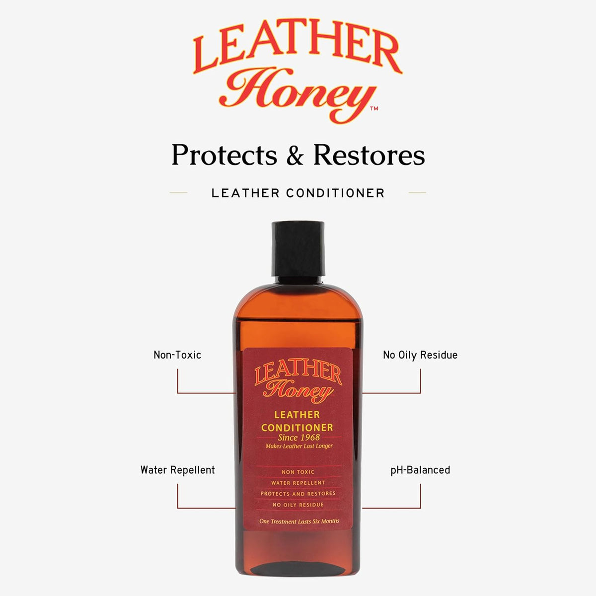 Leather Conditioner, Since 1968. for All Leather Items Including Auto, Furniture, Shoes, Purses and - photo 3