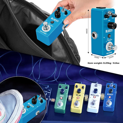 Rowin Vintage Vacuum Bluesy Guitar Effect Pedal