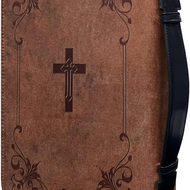 Bible Cover for Women and Men - PU Leather Case