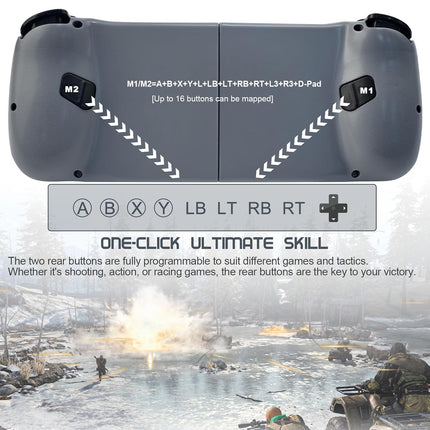 Joso Phone Controller for iPhone/Android Support Phone Case, Mobile Gaming Controller with Ergonomic Design - Wireless Gamepad for Cloud Gaming & PS Remote Play