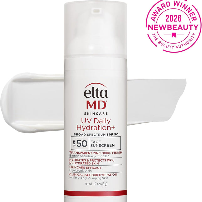 UV Daily Face Sunscreen with Transparent Zinc Oxide and Hyaluronic