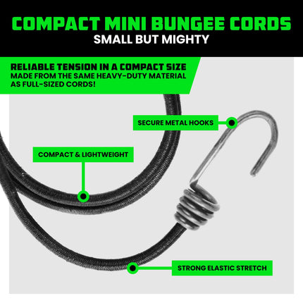 Bungee Cords with Hooks (28-Piece) - Heavy Duty Outdoor Assorted - photo 7