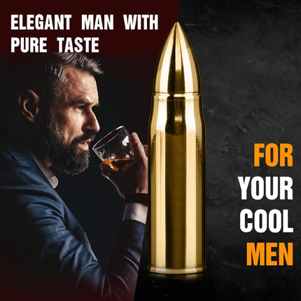 Gifts for Men Him Christmas, Whiskey Stone Gifts for Husband Anniversary, Unique Birthday Gift Ideas for Dad from Daughter Son Wife, Cool Stocking Stuffers, Bourbon Gadgets for Grandpa Uncle Father