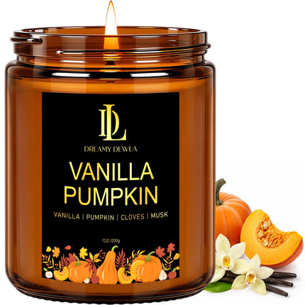 Fall Candles Set for Home Scented, 4 Pack 28oz, Soy Wax