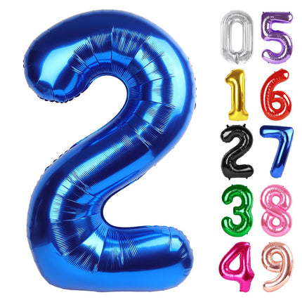 Gold 1 Balloon - Number Balloon 40 Inch, 1st Gold Birthday Decorations