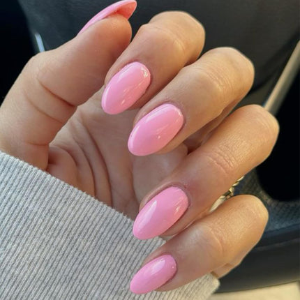 Dark Red Short Fall Press On Nails, Oval Fake Nails