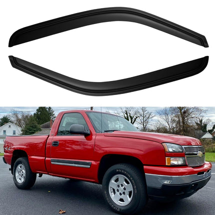 Window Visors Rain Guards for 2017-2026 Ford F250-F550 Super Duty Crew Cab