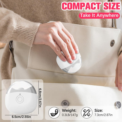 Electric Nail Clippers,2026 New Automatic Nail Trimmer with LED Light and 2 Speeds, Safety Fingernail Trimmer with Nail Scraps Storage for Baby Adult Seniors (White)