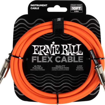 Flex Instrument Cable Straight/Straight 10ft - Black