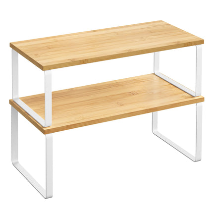 Cabinet Organizer Shelf, Set of 2 Spice Rack, Kitchen Storage