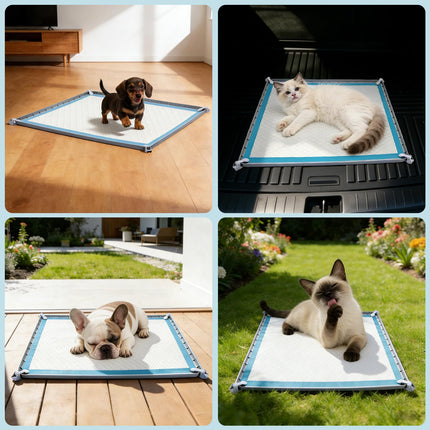 Pee Pad Holder, 24×24 Inch Thickened Silicone Dog Pee Pad Holder Tray