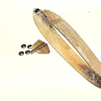 Blonde Horn Straight Razor Scales Restoration Handles W Hardware For Dovo Puma Boker Solingen