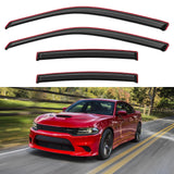 in-Channel Window Visors Rain Guards for 2011-2023 Dodge Charger