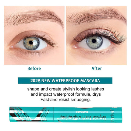Thrive Mascara Extensions, Tubing Mascara Cosmetics Natural Lengthening Volumizing Eye Makeup, Waterproof & Smudge-Proof, Long-Lasting No Clumping or Flaking (Rich Black)