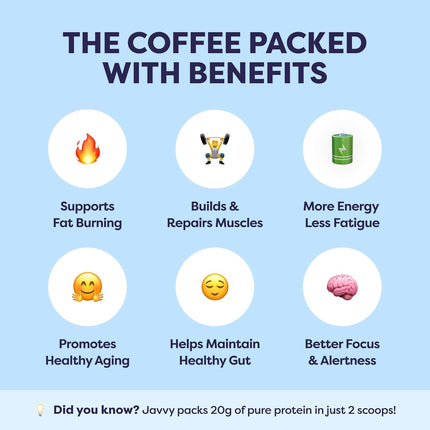 French Vanilla Protein Iced Coffee - Premium Whey Protein & Instant Iced Coffees - 100% Natural Cold Brew - Zero Artificial Flavors & Sweeteners, 80 mg Caffeine, No Added Sugar, 20 Servings