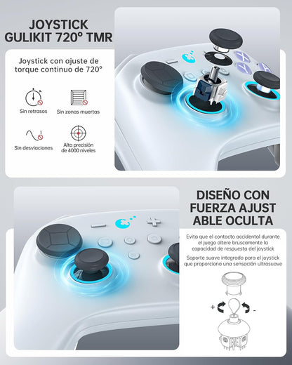 Wireless Controller for PC, Android, iOS, Switch 1/2, 720° Adjustable TMR Joystick, with 950mAh - photo 3