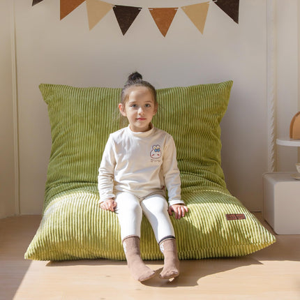 3 in 1 Kids Bean Bag Chair, Comfy Floor Sofa with Removed Cover
