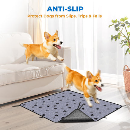 Washable Pee Pads for Dogs, Ultra-Absorbent, 2 Pack 36"x41" Gray