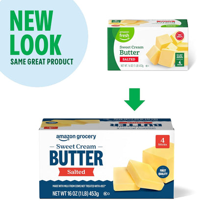 Amazon Grocery, Salted Butter Sticks, 16 Oz