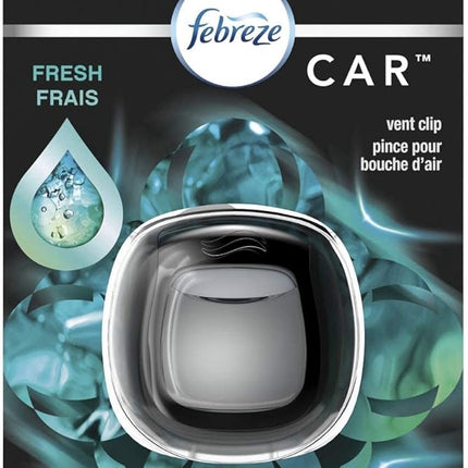 Febreze Unstopables Car Odor-Eliminating Car Freshener Vent Clip Fresh, .07 fl oz. Car Vent Clip