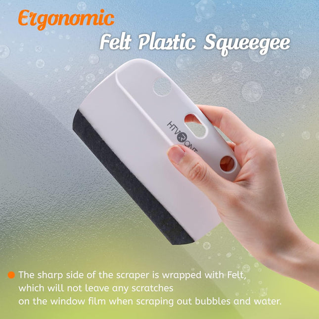 Window Film Kit - 4 Pcs Window Privacy Film Installation Tools, Easy to Apply Glass & Car Windows Tint - photo 2