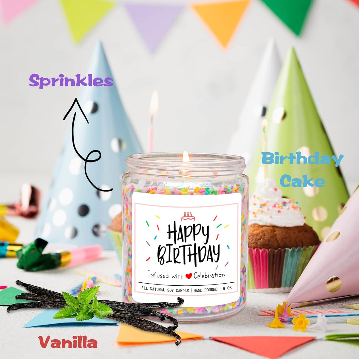 Vanilla Cream Scented Birthday Candle for Women - photo 3