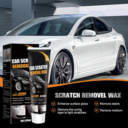 2Pcs Car Scratch Remover Wax, Professional Scratch Remover for Vehicles,Car Scratch Repair Paste with Wipe Sponge,Car Scratch Repair Paste for Deep Scratches with Wipe and Sponge