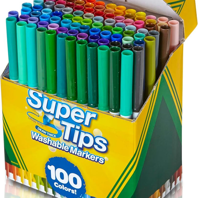 Marker Set (100ct), Fine Point Washable Markers