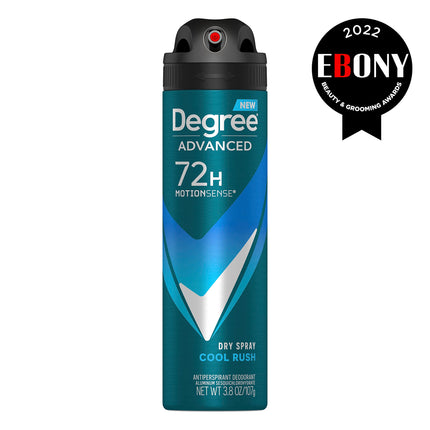 Desodorante antitranspirante en aerosol seco Cool Rush 3.8 oz, 3 unidades