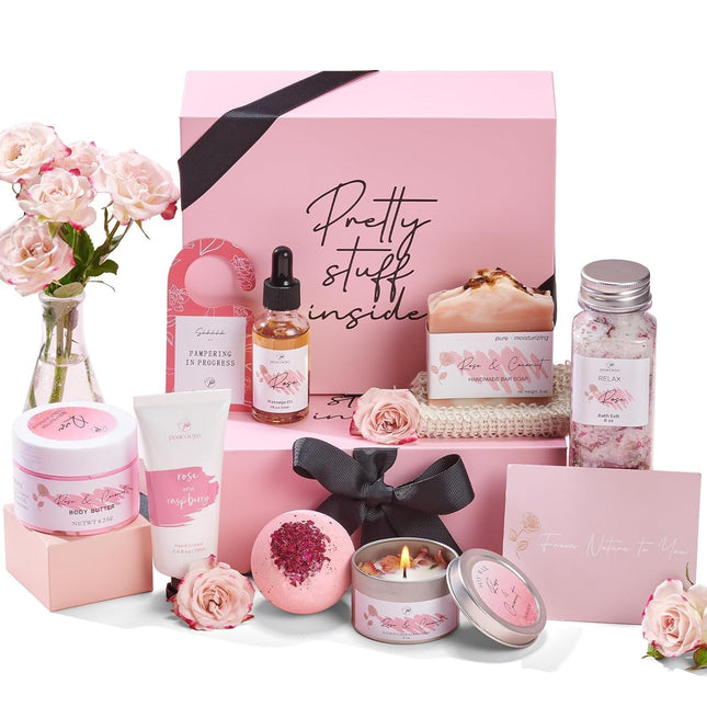 Spa Gift Bath Basket for Mom Self Care